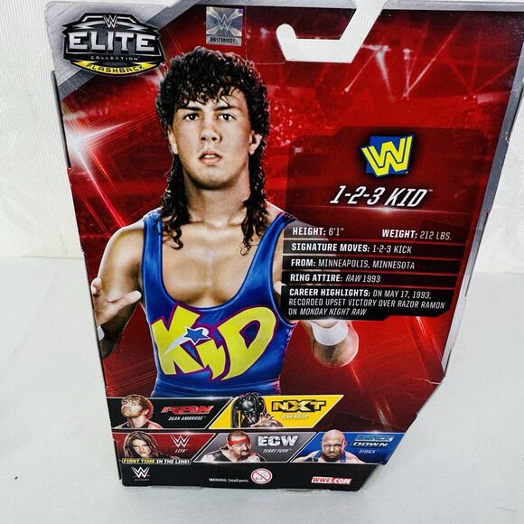 Mattel WWE Elite 123 Kid Action Figure X-Pac Sean Waltman Wrestling NWO Syxx DX - Picture 6 of 7